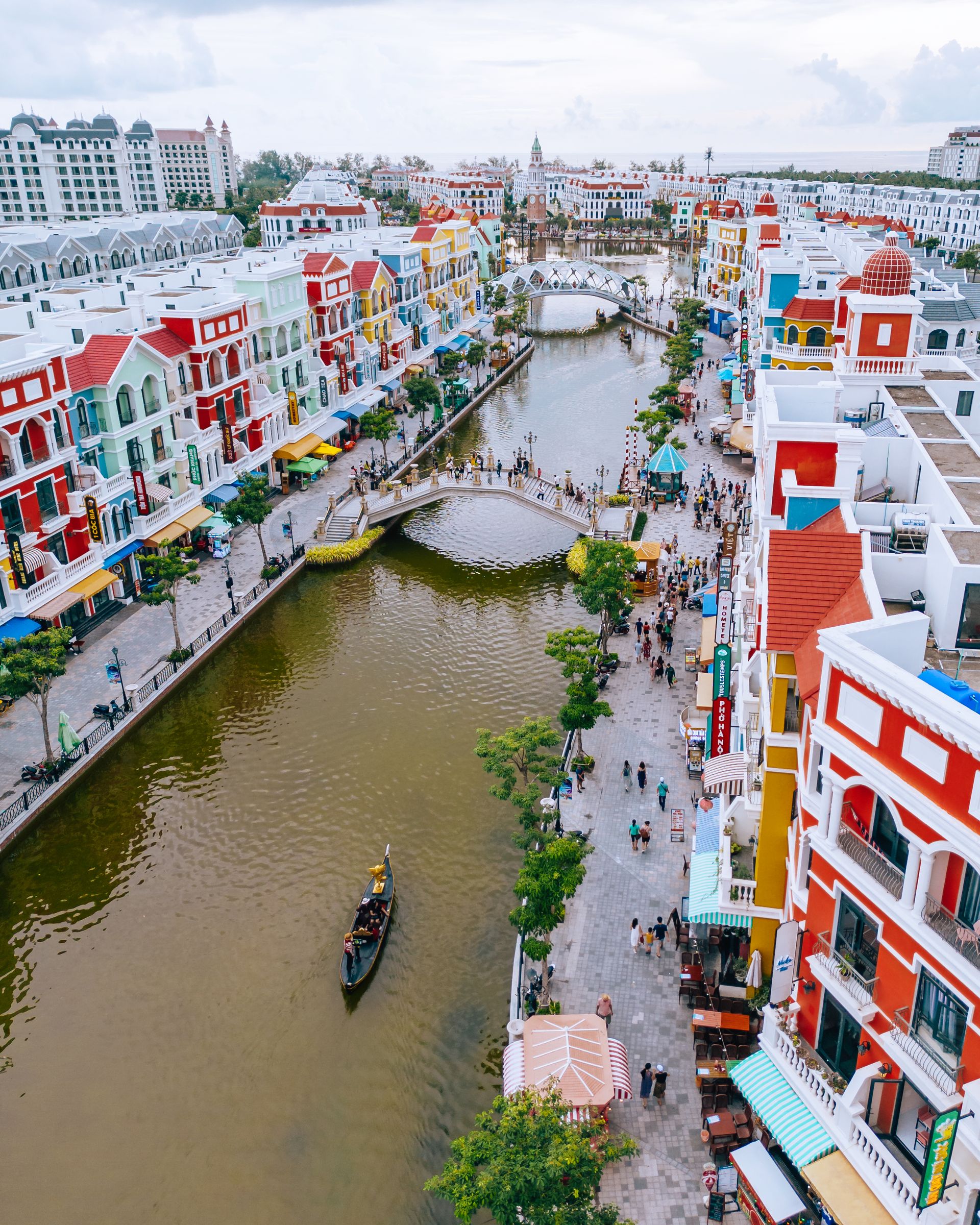 Aerial view of Grand World Phu Quoc, Vietnam